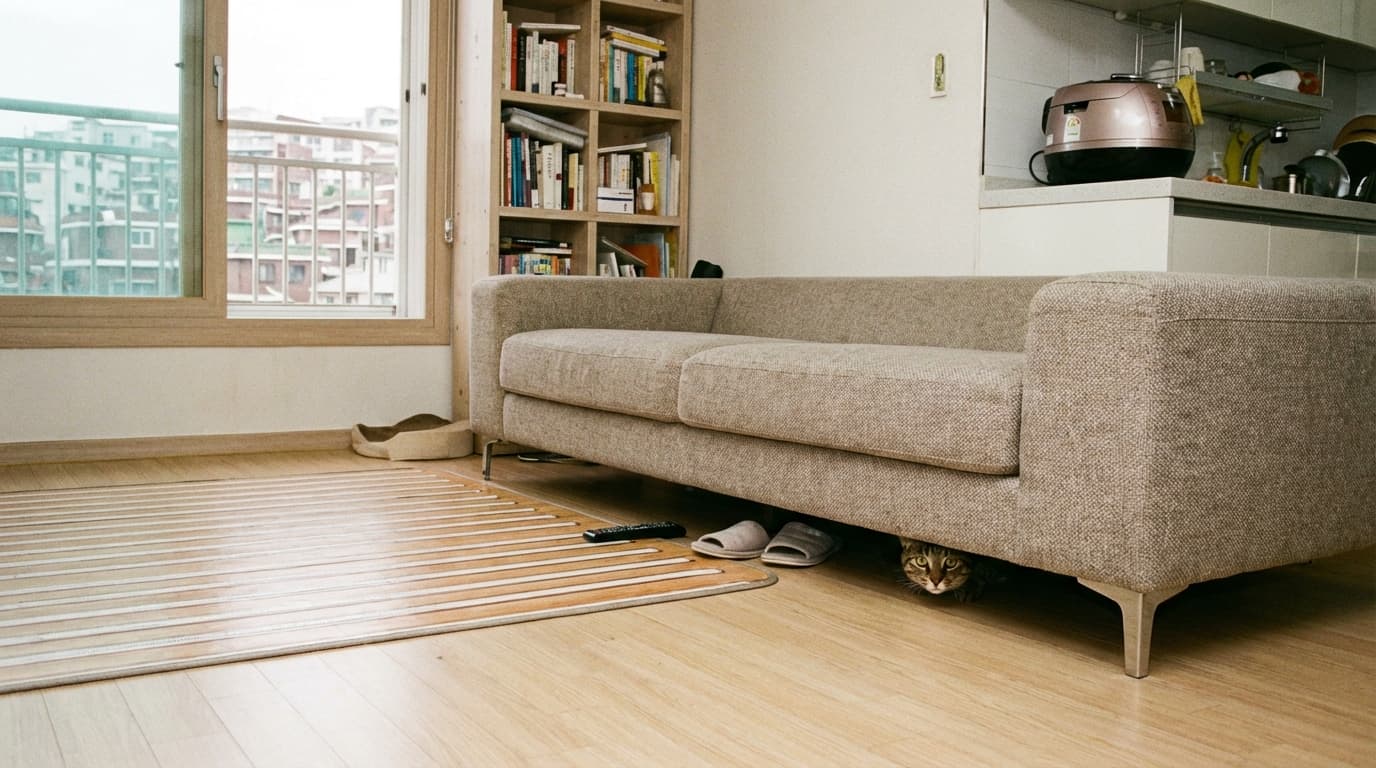 고양이가 갑자기 숨는 이유, 걱정 마세요! 안심이가 알려주는 원인과 대처법