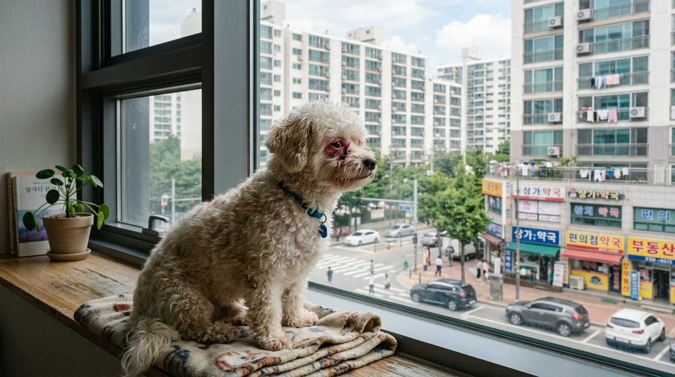 강아지 눈물 자국, 단순한 눈물이 아니라 ‘알레르기’가 보낸 신호일까요?