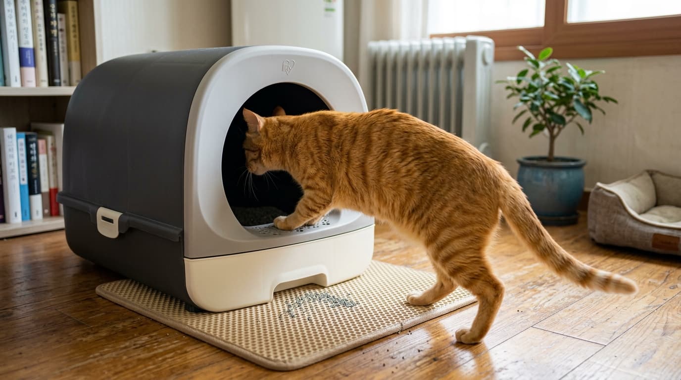 고양이가 화장실을 거부하나요? 0.1%의 오차도 허용 않는 안심이의 정밀 분석 리포트